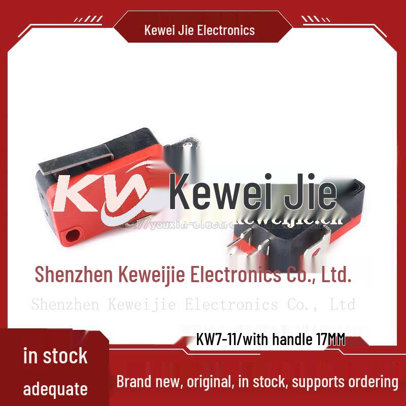 Copper Contact V-15 KW7-3 Micro Switch with Lever Optional, Copper Roller, and Push Button Limit Switch.