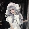 Lolita Křídlová Čelenka Gotická Tmavý Anděl Čelenka Punk Y2K Cosplay Doplněk