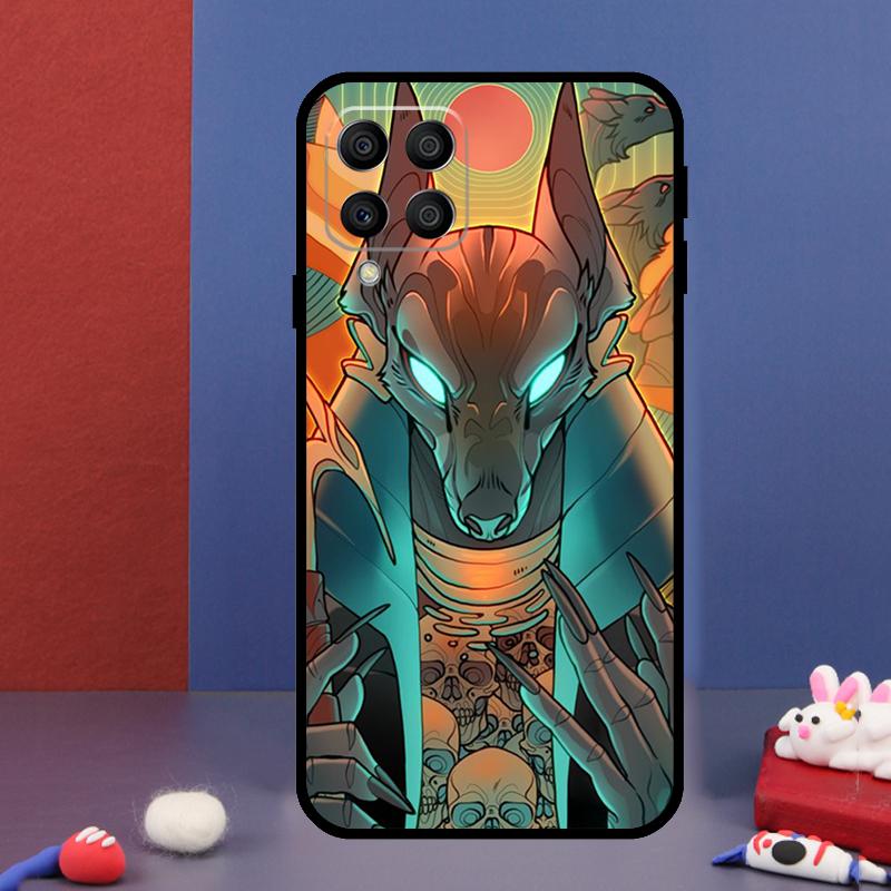 Anubis Ankh Egyptian God For Samsung Galaxy M31 M51 M33 M13 M23 M53 M15 M55 M14 M34 M54 M20 M30s M32 M52 Phone Case