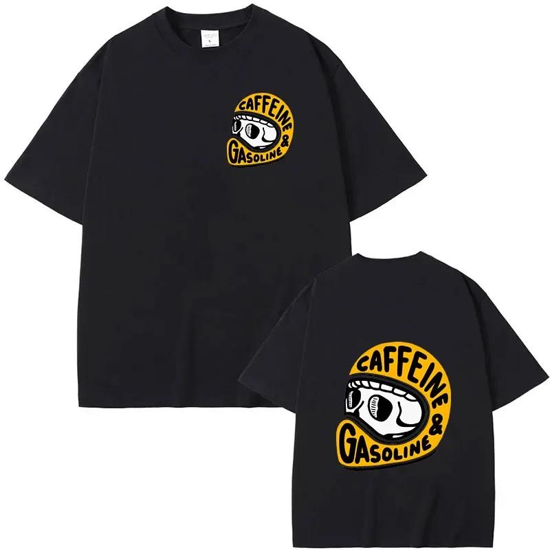 

2025 Men s T-shirt Gothic Harajuku Biker Skull Graphic Tee Men Fashion Short Sleeve Tops Dark Punk Skulls Retro Women T-Shirt S