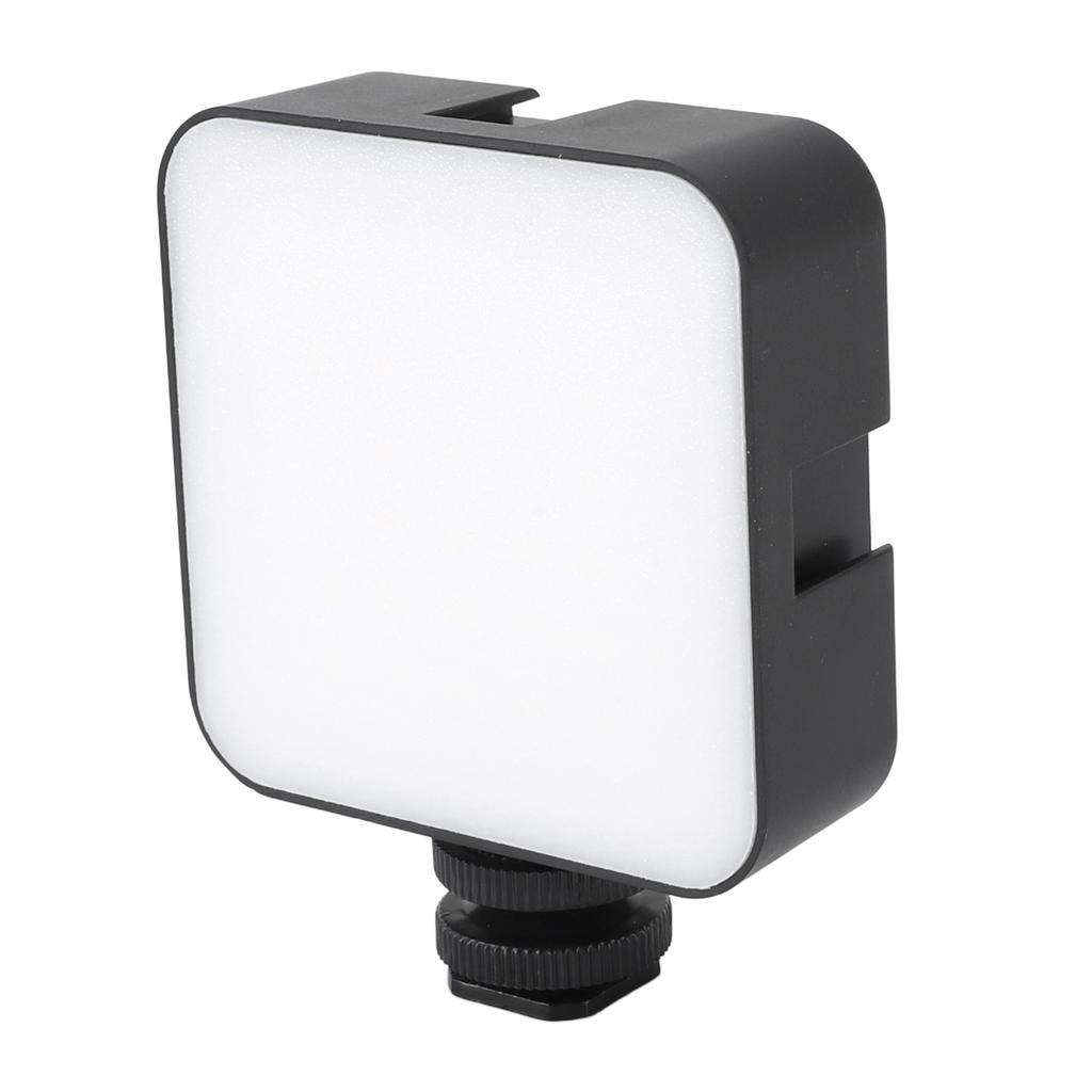 LED Video Light 3 Color Temperature Dimmable Rechargeable On Camera Video Light Portable