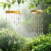 Crystal Wind Chimes Rainbow Suncatcher Window Wind Bells Crystal Hanging Pendant Outdoor Home Garden Decorations