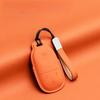 For BAIC JISHI Polestones 01 Rox 2024 2025 2026 Car Leather Key Fob Cover Remote Case Cover Car Keychain Holder Bag Accessories