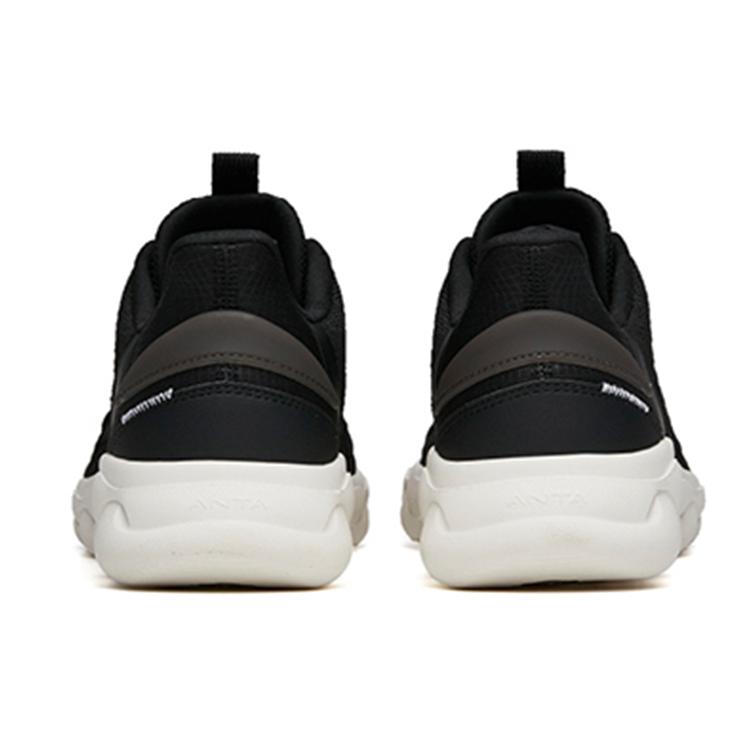 New Anta Rebound Cushioning Wear Resistant Slip Resistant Low Top Running Shoes Women's Black 122145530R-4