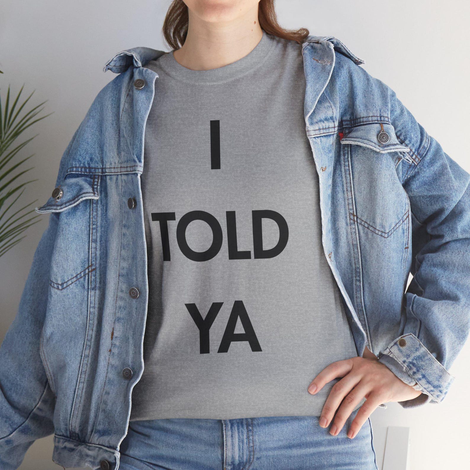 I TOLD YA T-Shirt | Challengers Inspired Tee -Unisex M