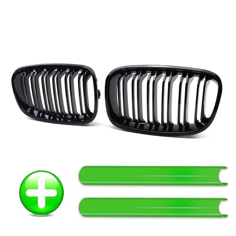 

Pulleco автомобильный передний бампер решетка ноздри замена решетки отделка полосы для BMW 1 серии F20 F21 116i 118i 11-14 гоночные решетки зелёный