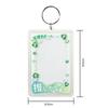 Artec One-Touch Clear Photo Card Keychain Holder Green Oshikatsu My Favorite is Precious 147403