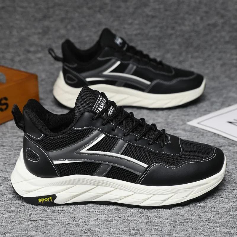 Men's Sneakers Casual Breathable Mesh  Running Sports Shoes Unisex Lace Up Tennis Feminino Light Walking Sneakers  Zapatos Mujer