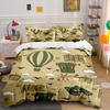 Green Hot Air Balloons. Bedding Sets Duvet Cover Sets Duvet Covers Pillowcases(1 * Duvet Cover 2 * Pillowcases Without Duvet Insert)