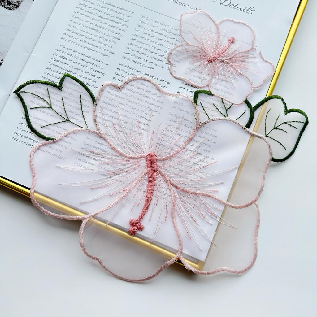 Eugen Yarn Embroidered Lotus Leaf Clothing Doll Jewelry Decorative Patch Lace