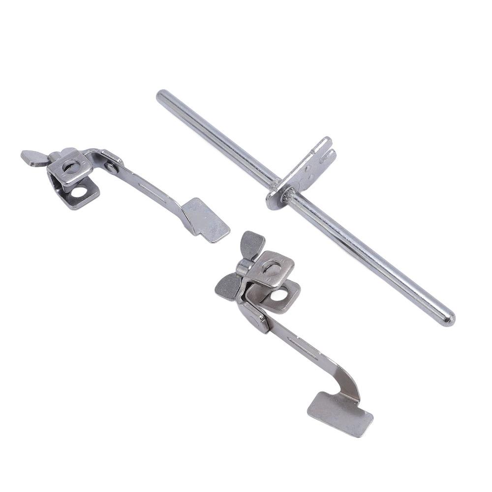 3 Stück Präzisions-Doppelführung Stichlineal Einstellbare Breite Nähmaschinenführung Industrienähen