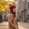 Cute Fruit Beanies Women Knitted Hat, Stretchy Cozy Winter Beanies, Trendy Outdoor Hats Sweet Warm Skull Cap for Girls Cold Weather Travel Friendly
