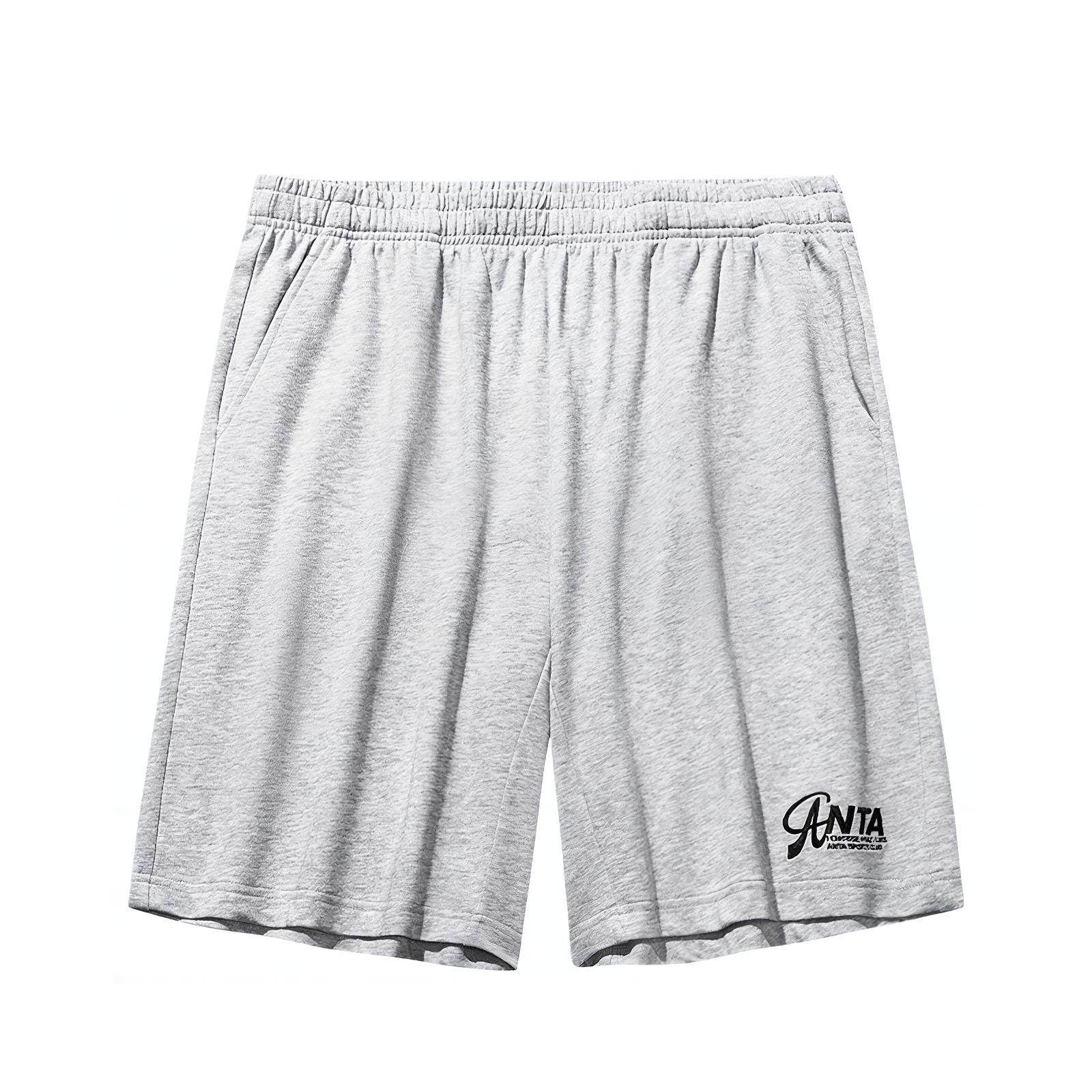 Anta Life Collection Casual Shorts Men s CD25 Gray Heather Gray 952528301-1 S