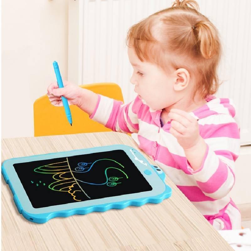 Colorful 10-inch Cartoon Dinosaur Unicorn Graffiti Educational Lcd Writing Tablet For Kids