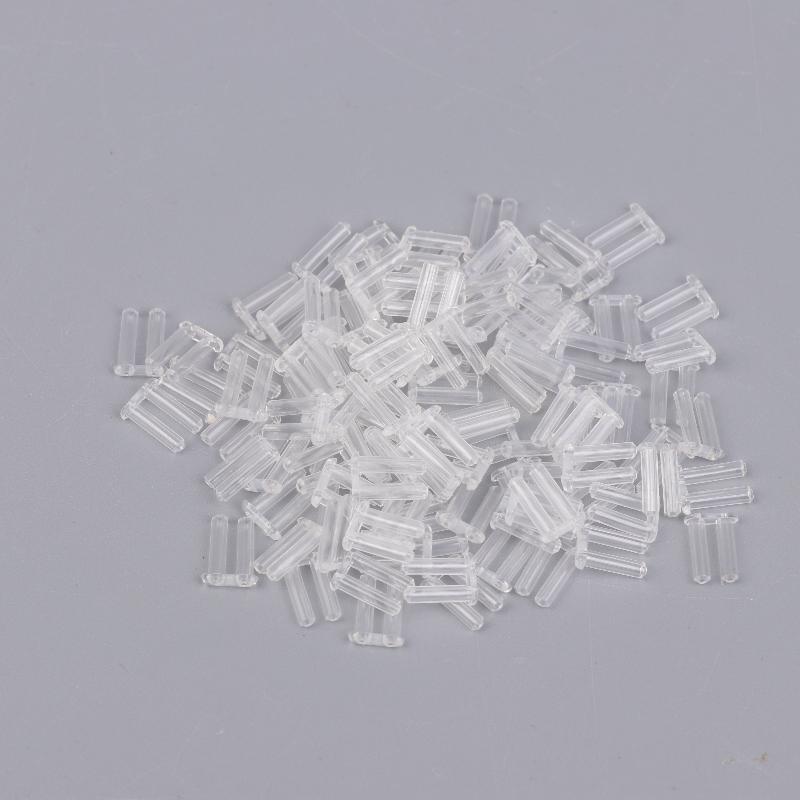 100 Peças Óculos Sem Aro Tampões Duplos de Borracha Buchas de Bloqueio Plástico para Óculos Pinos de Dupla Bucha Acessórios de Reparo para Óculos