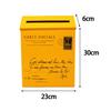 Newspaper Holder Box Drop Box Wall Hanging Mail Box Wall Mounted Mailbox for Home Office