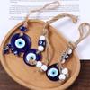 Amulet Car Ornaments Interior Accessories Evil Blue Eye Pendant Car Key Pendants Twine Drop Pendant