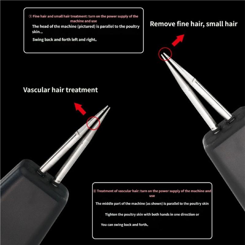 Handheld Electric Poultry Plucker 5W 800mAh Rechargeable Chicken Hair Remover With Ergonomic Handle For Household Use