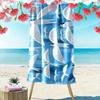 Seagull Flight Blue Print Beach Towel Quick-drying for Travel Outdoor Sports Jogging Beach and Swimming