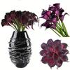 5PCS Artificial Flowers Calla Lily Faux PU Fake Flowers for Weddings Photography Props DIY Bridal Bouquets Home Room Party Decor