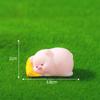 Mini Cute Funny Pink Pig Figure Car Dashboard Ornament Home Office Computer Desktop Room Piggy Doll Resin Craft Decoration