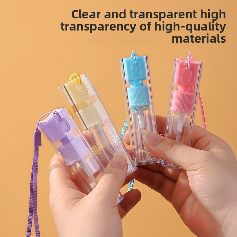 Niedliche Cartoon Tragbare Sprühflasche mit Trageseil, Mini Allzweck-Parfümflasche, Kleine Sprühflasche für Mädchenparfüm.