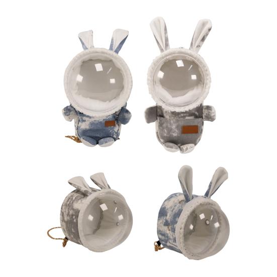 Hamster Carrying Bag Multiple Pockets Metal Chain Soft Small Pet Guinea Pig Travel Backpack Pet Supplies