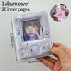 Camera Shape Photocard Holder Kawaii Binder Photocards Kpop Photo Album Card Clollecting Book Students' Supplies