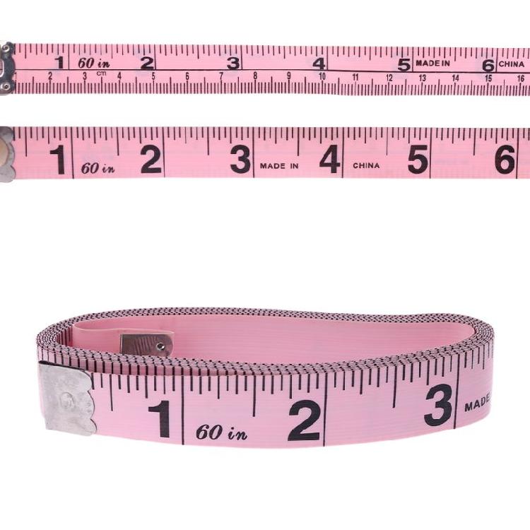 Soft Tape Measure Double Scale Body Sewing Flexible Ruler for Weight Loss 60in