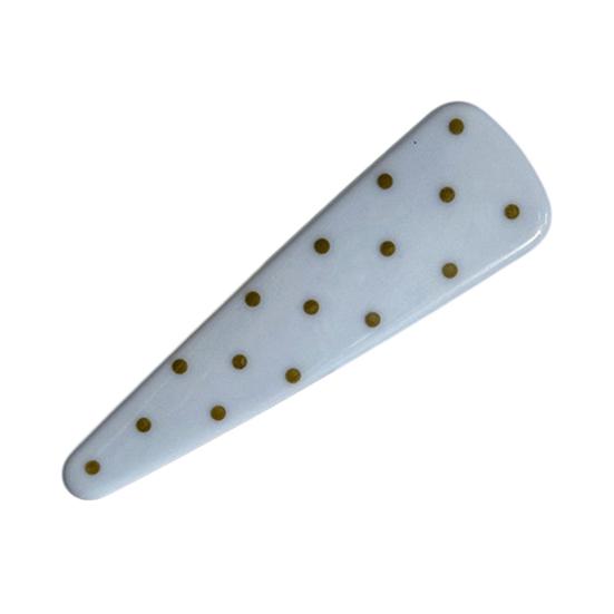 

Girl Hairpin Dot Print Stable Grip No Damage Hair Pin Anti-slip Teeth Side Bang Hair Clip Summer Style Hair
