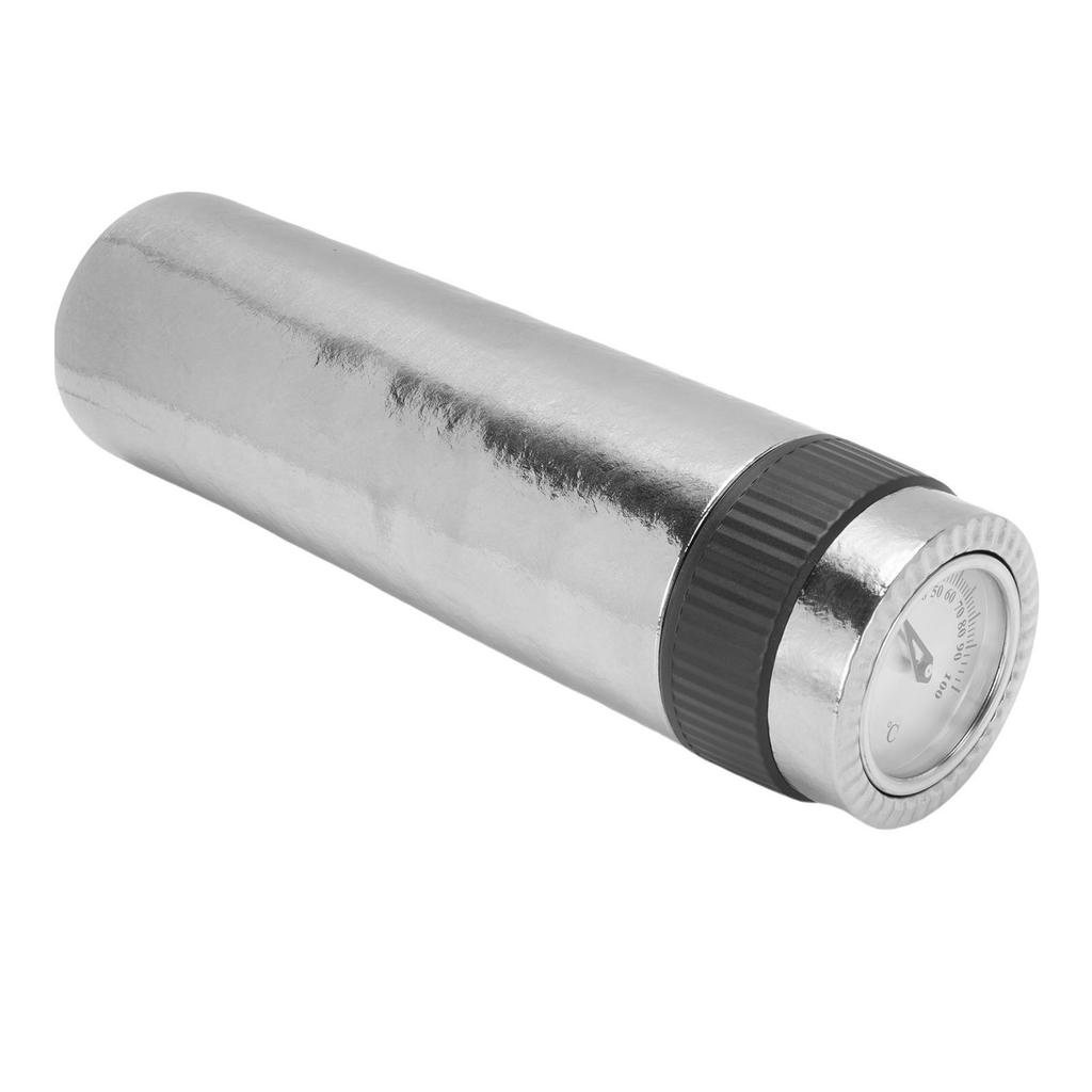 Insulated Tea Infuser Bottle 420mL Double Wall Vacuum Water Bottle with Mechanical Temperature