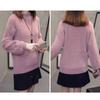 Fuzzy Sweater for Women Imitation Mink Velvet Sweater Women Beaded Pullover Bottoming Shirt Korean High Neck Long Sleeve Mohair Sweaters