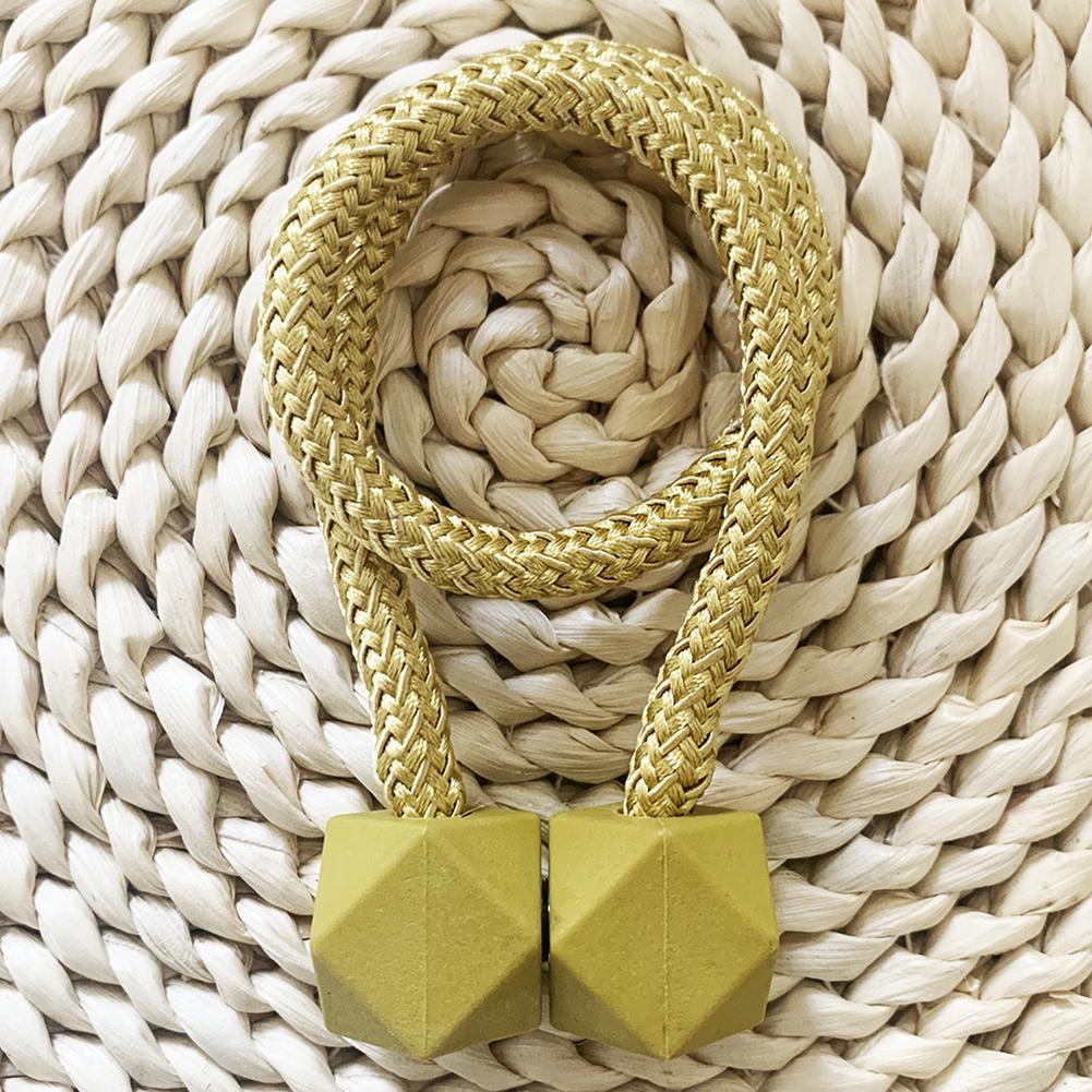 CHOSUR Magnetic Polyester Curtain  Tieback Holder Hooks Ball Buckle Clip Home Decor