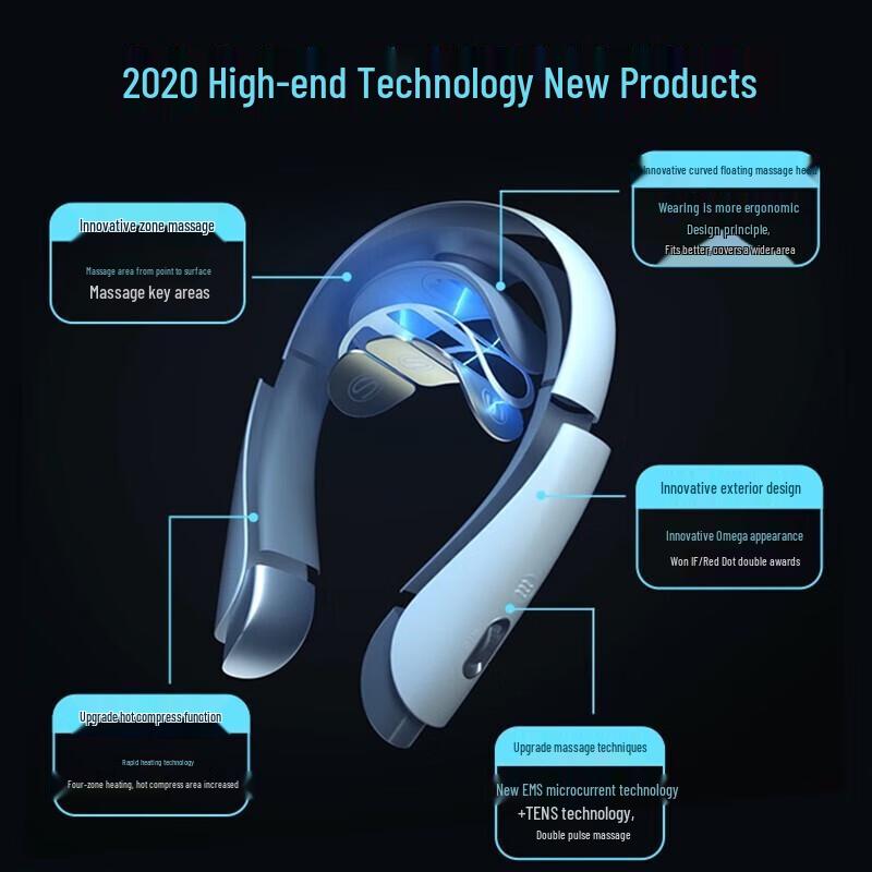 SKG K5-2 Smart Neck Massager with Heat Therapy