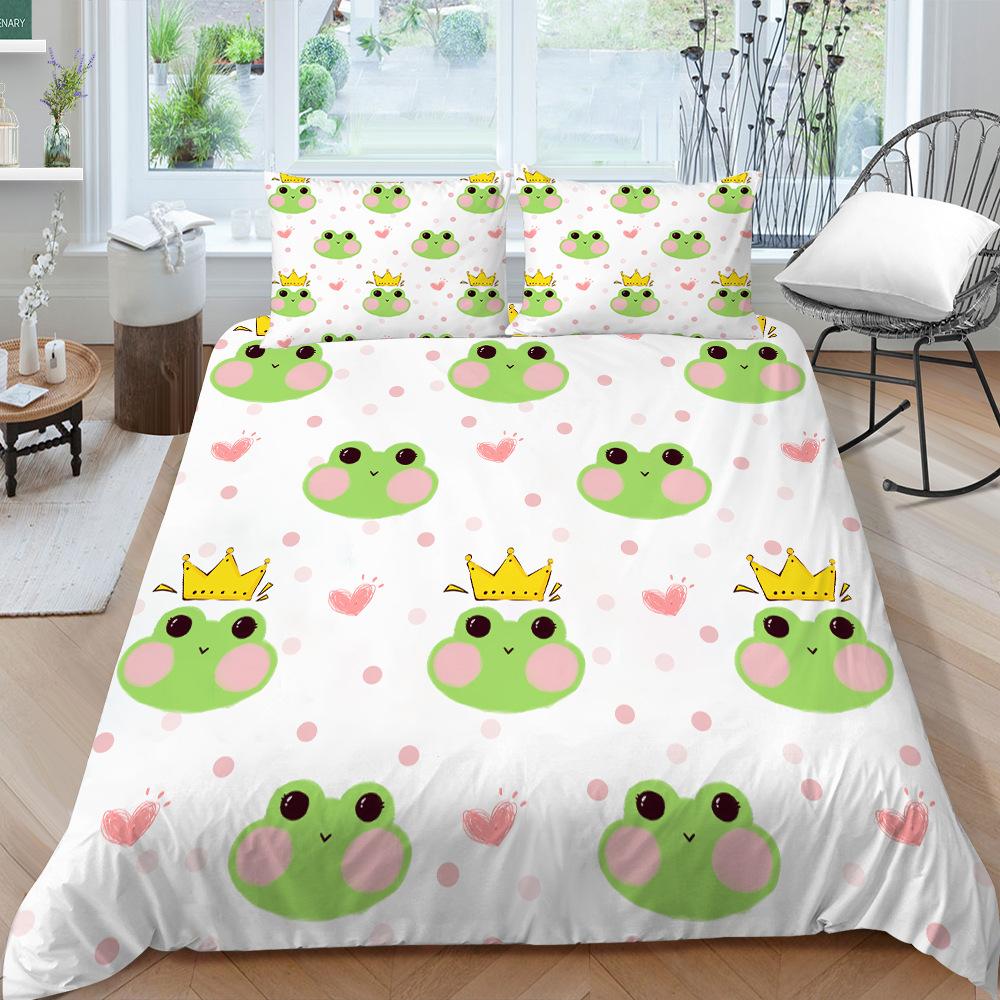 Luxury Duvet Cover and Pillowcase Digital Printing Star/moon/meteor Double Winter Quilt Cover Set Lantern Duvet Cover 1 Person