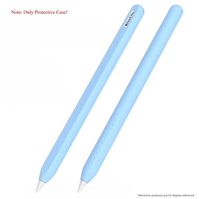 Silicone Pencil Case for Apple Pencil 2 2nd Generation Stylus Pen Cases Solid Color Cover for Apple Pencil Pro Protective Sleeve