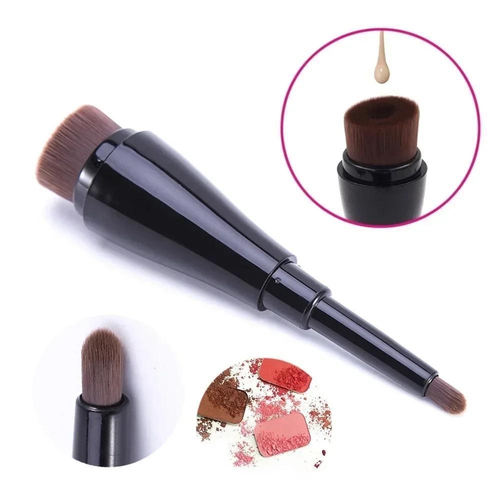 Multifunkční profesionální štětec na make-up s měkkými a snadno aplikovatelnými štětinami, pohodlný na nošení, kosmetické doplňky pro péči o pleť