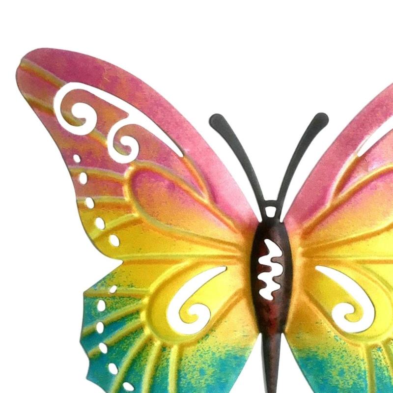 Unique Butterfly Wall Art Sculpture Butterfly Wall Ornamentation Butterfly Status for Bedroom Cabinet Porch Lawn Fence