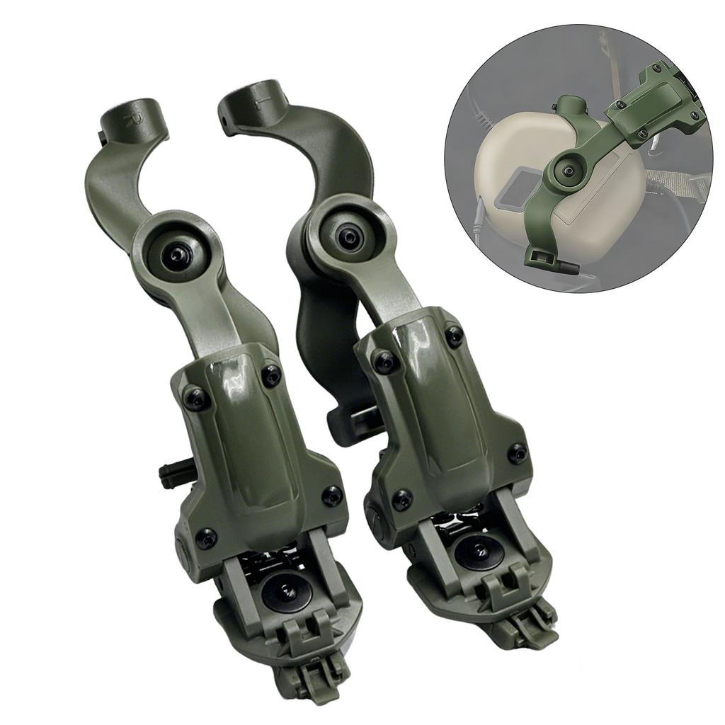 NEW Tactical Headphone Mount EARMOR M32 Rail Mount Bracket Quick Helmet Rail Mount Adapter Suspension Headphone Mount