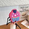 Cute Cartoon Shoulder Bag Cake Children's Purse Portable Cupcake Shape Crossbody Bag  Travel