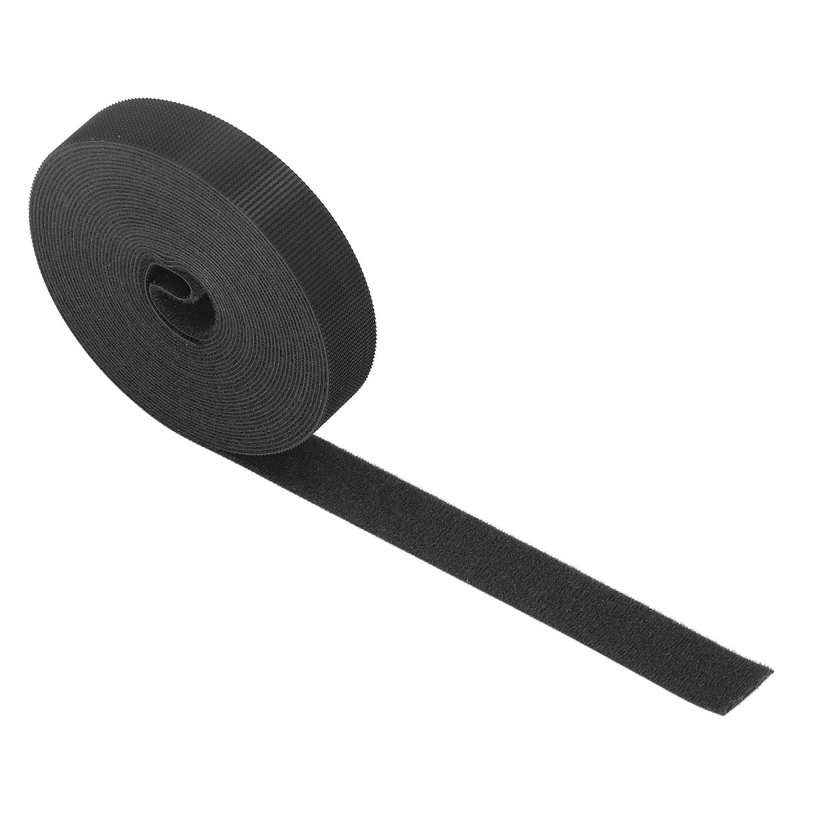 

Багаторазові кабельні стяжки на липучці, нейлонова стрічка для організації дротів, 5 метрів / 16,4 футів 5m / 16.4ft