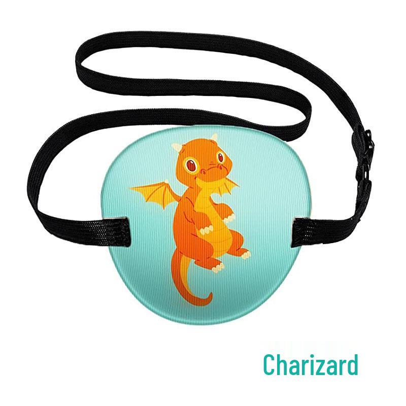Children's 3D Cartoon Eye Patch for Strabismus & Amblyopia Correction - Pirate Shading Mask