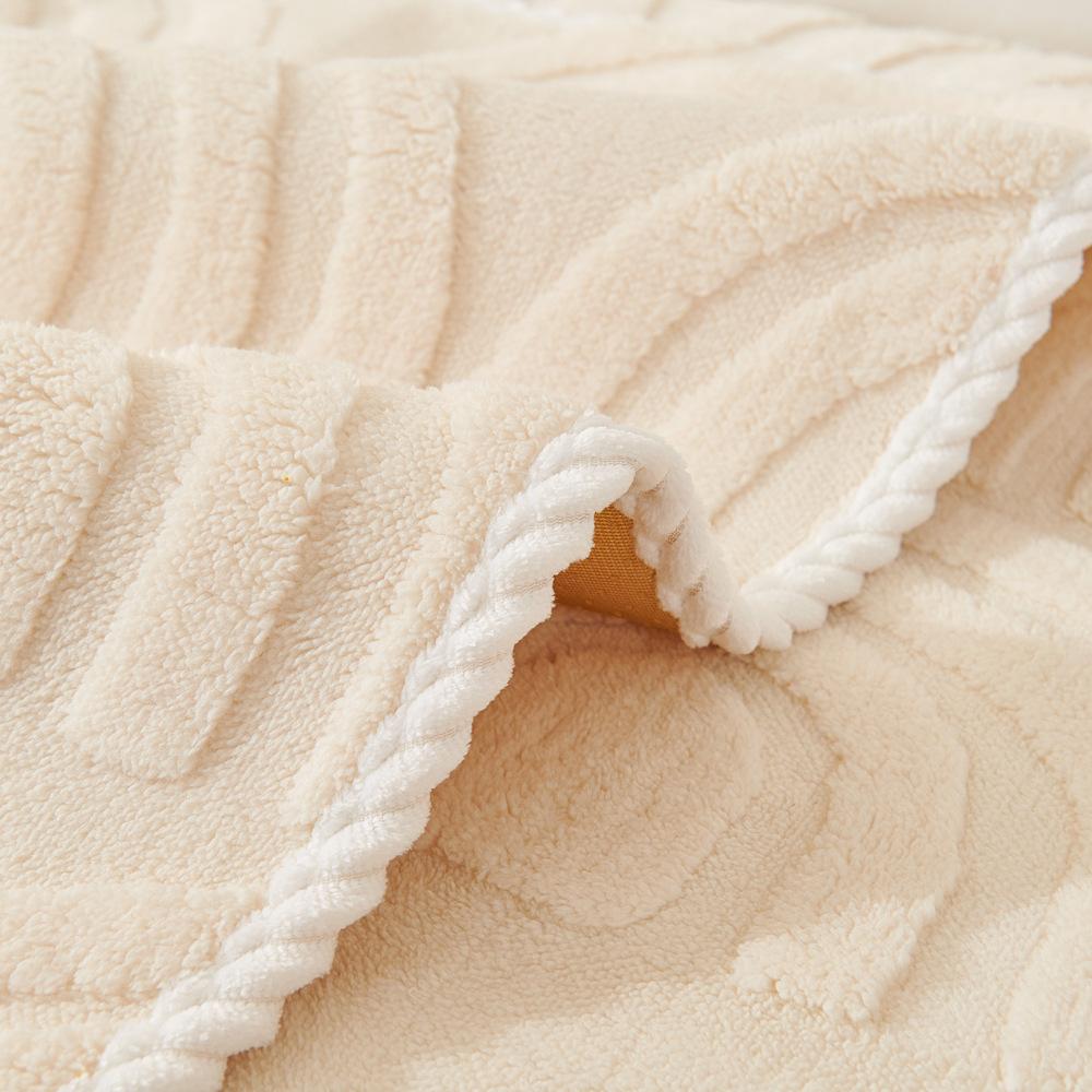 Shu Cotton Velvet Sofa Cushion Winter Thickened Non-Slip Plush Cushion Sofa Cover Autumn and Winter Cover Cloth Seat Cushion