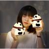 Color Changeable Panda Night Light Percussive Dimmable Table Lamp Panda Desk Lamp  Bedroom Decor