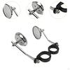 , Retro Clip on 38-41mm Fork Mount Side Mirror Motorcycle for Accessories Replacement