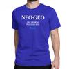 Streetwear Casual Funny Fatal Fury Neo Geo Startup Screen T Shirt Men Round Collar Cotton Short Sleeve Oversized Male Tees Tops