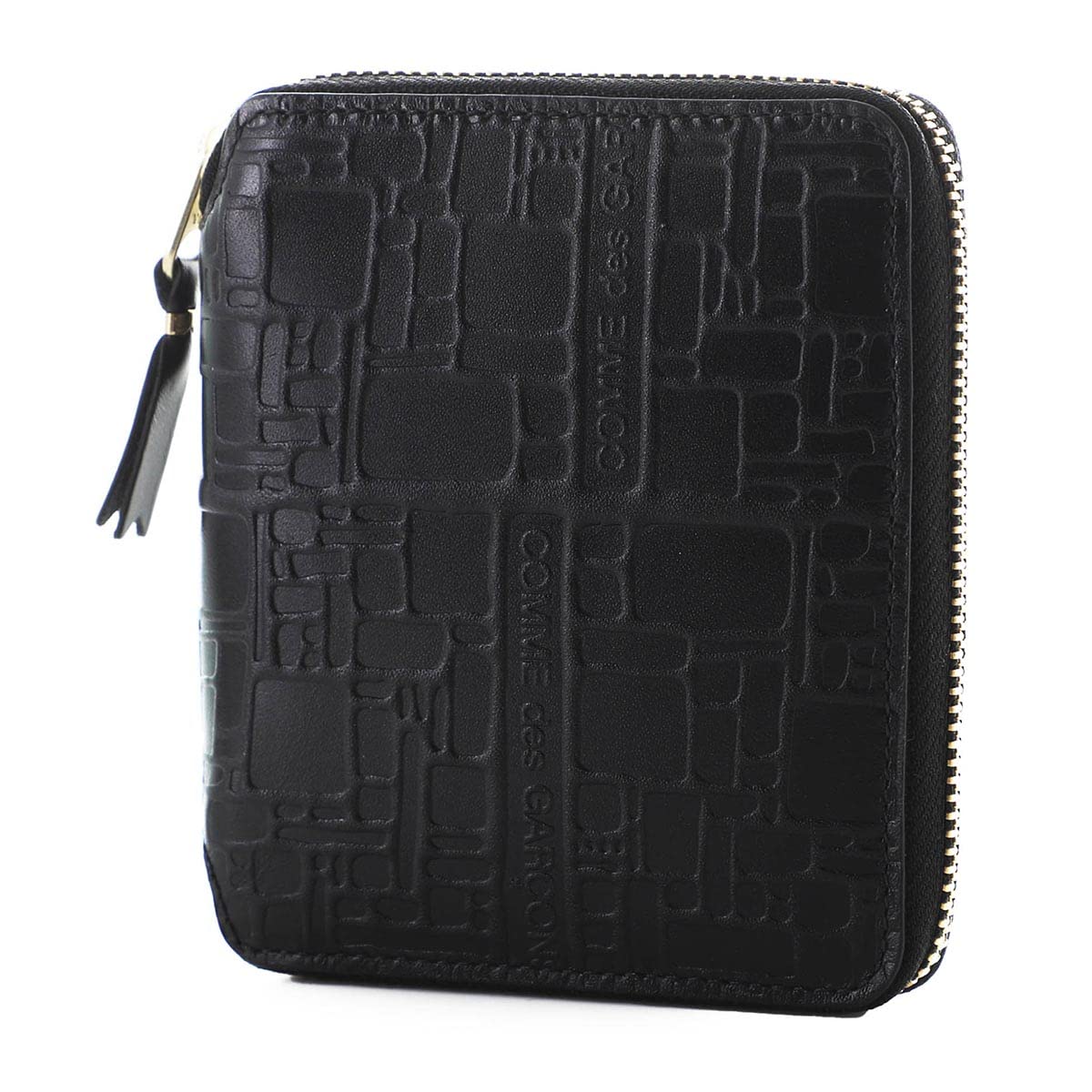 

des COMME des GARCONS Bifold Wallet with Coin Purse EMBOSSED LOGOTYPE1 (COMME GARCONS) [Item] чорний