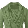 Herren Basic Oberteile Unifarben Langarm Pullover Locker Weich Atmungsaktiv Asymmetrischer Rollkragen Bequemes Herbsthemd Herren Alltagsbekleidung