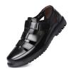Fashion Retro Style Business Sandals Mens Summer Outdoor Casual Shoes Breathable Slippers Non-slip Roma Flats New Male Wading Aqua Shoes