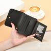 Korean Version of Women's Wallet, Short Fashion Handbag, Multi Card Slot Card Bag, Zipper Coin Purse